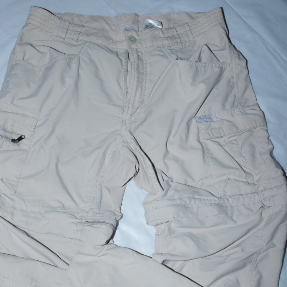Columbia zip off cargo pants
